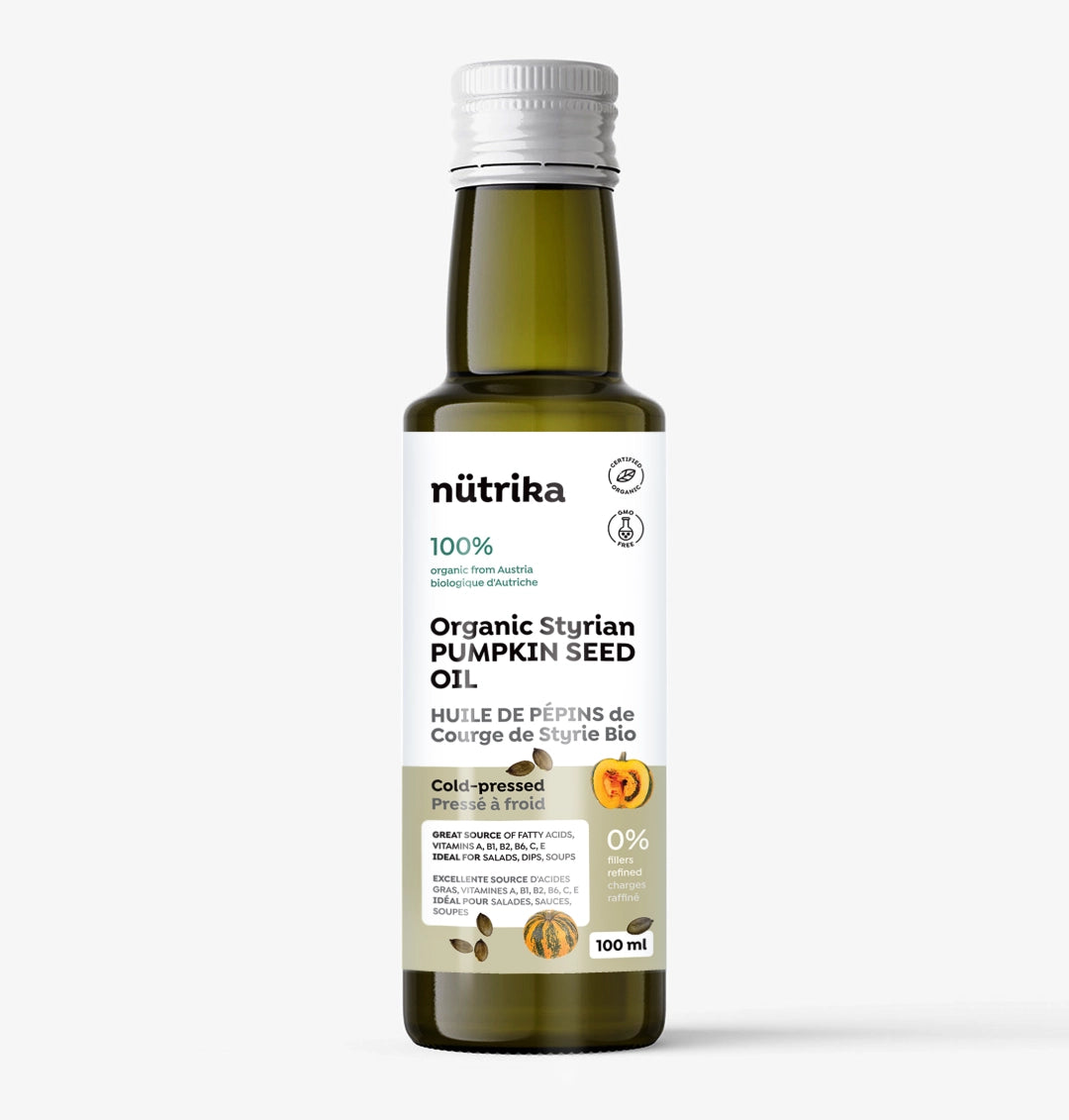 NUT Organic Pump Oil (100 mL)